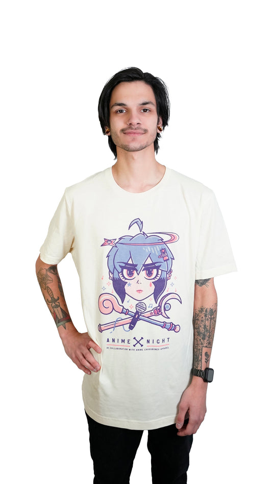 Tsuki Crossbones T-Shirt Anime Night anime, concert, manga, music, night, party, t-shirt, tee, tshirt